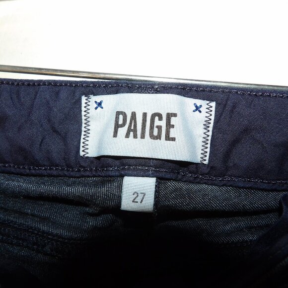 Paige Well Worn Hoxton Skinny Jeans Sz 27 - Picture 4 of 8